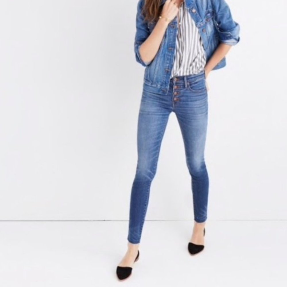 Madewell 9" High Riser Skinny Blue Jean